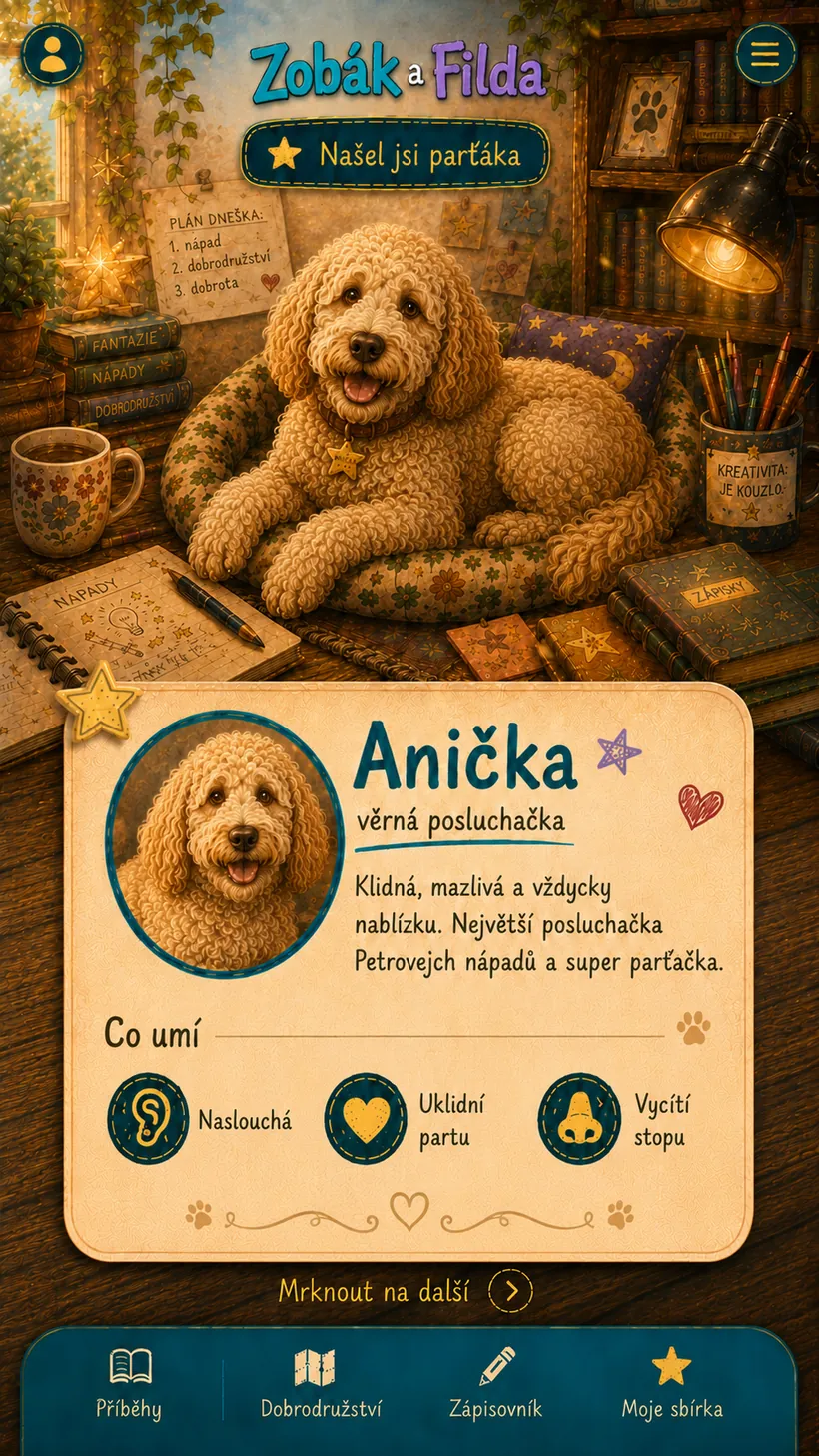 Anička – věrná posluchačka