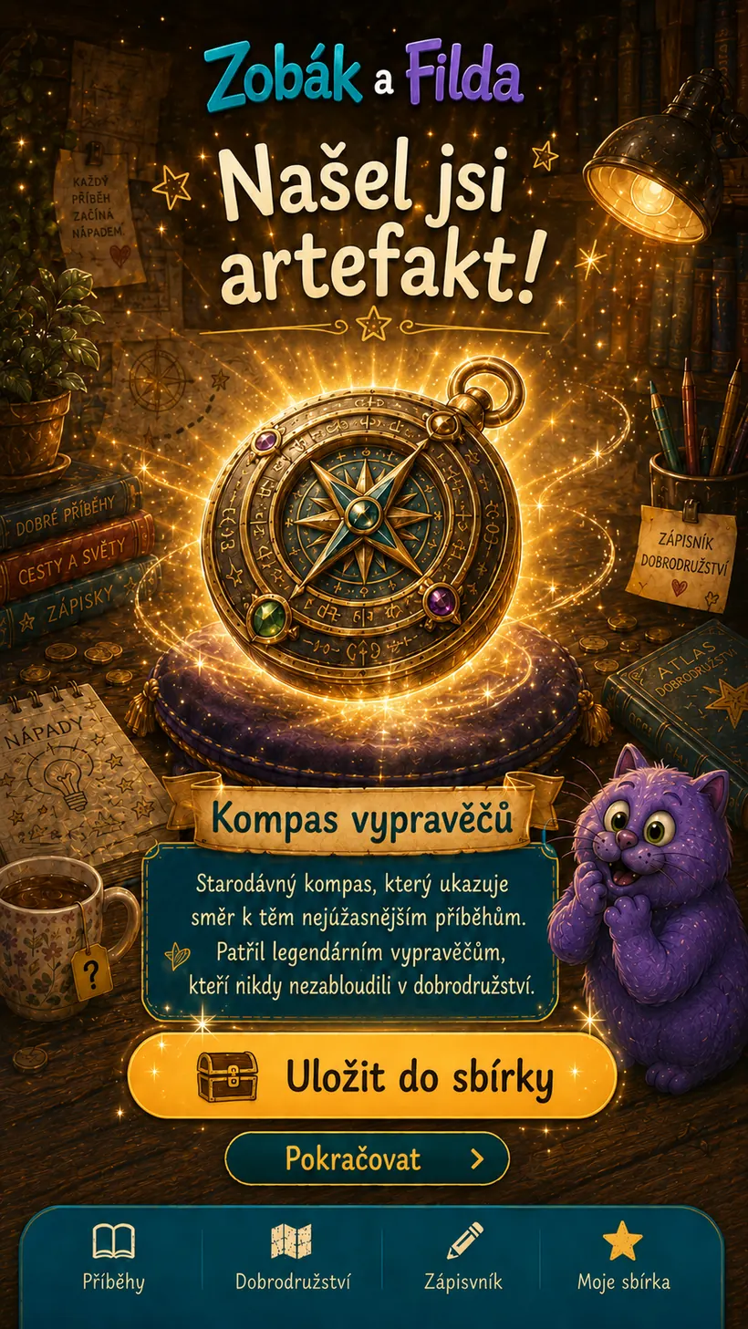 Našel jsi artefakt